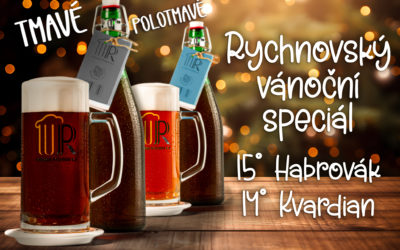Vánoční speciály 15° Habrovák a 14° Kvardian právě v prodeji.